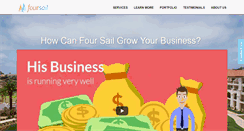 Desktop Screenshot of foursail.com